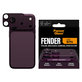 Ochranný kryt objektivu Fender pro iPhone 18 Pro, Dark Cherry, PanzerGlass
