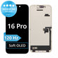 Displej Soft OLED 120Hz pro iPhone 16 Pro, Dotykové sklo s rámem, FixPremium PRO