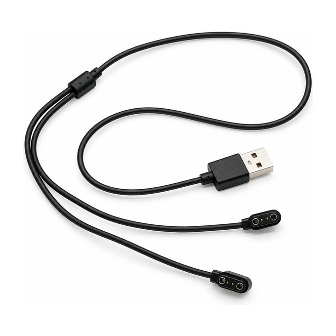 Magnetická nabíječka 2PIN 2v1 pro Bluetooth brýle, hodinky a sluchátka