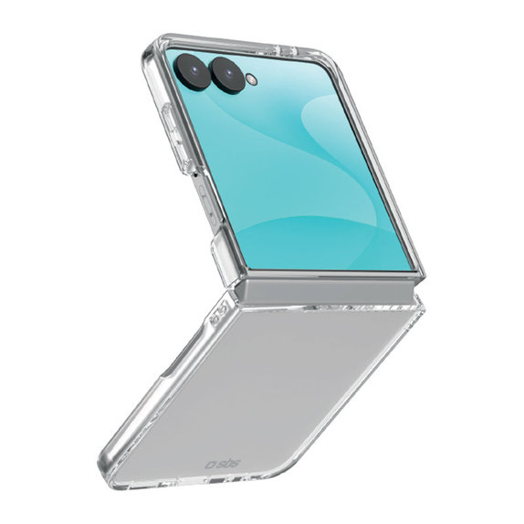 Pouzdro Crystal pro Samsung Galaxy Z Flip8, Transparentní, SBS