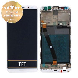 Huawei Mate 10 Lite RNE-L21 - LCD Displej + Dotykové Sklo + Rám + Baterie (Prestige Gold) - 02351QXU, 02351QEY