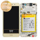Huawei Y6 II - LCD Displej + Dotykové Sklo + Rám + Baterie (Gold) - 02350VUK Genuine Service Pack