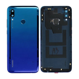 Huawei P Smart (2019) - Bateriový Kryt + Senzor Otisku (Blue) - 02352HTV, 02352JFD Genuine Service Pack