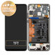 Huawei P30 Lite - LCD Displej + Dotykové Sklo + Rám + Baterie (Midnight Black) - 02352RPW Genuine Service Pack