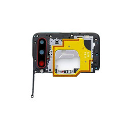Huawei Honor 20 Lite - Rám + Sklíčko Zadní Kamery + NFC (Phantom Red) - 02352QMN Genuine Service Pack