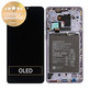 Huawei Mate 30 - LCD Displej + Dotykové Sklo + Rám + Baterie (Space Silver) - 02353EEG