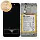 Huawei Honor 5c, Honor 7 Lite Dual - LCD Displej + Dotykové Sklo + Rám + Baterie (Grey) - 02350TSP