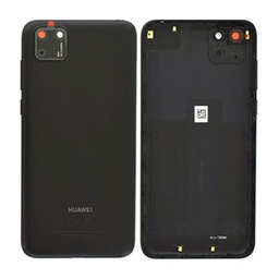 Huawei Y5p - Batériový Kryt + Sklíčko Zadní Kamery (Midnight Gray) - 97070XVD Genuine Service Pack