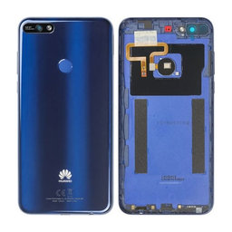 Huawei Y7 Prime (2018) - Bateriový Kryt + Sklíčko Zadní Kamery (Blue) - 97070THH Genuine Service Pack