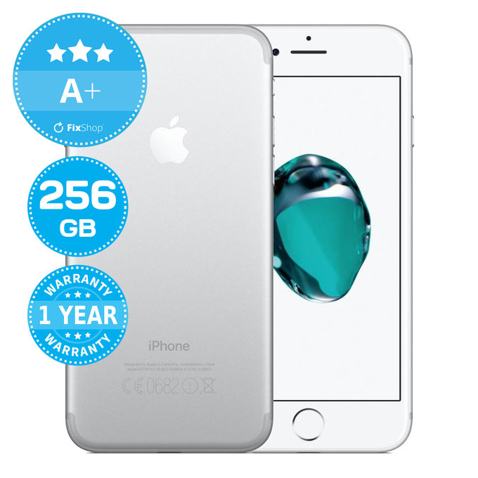 Apple iPhone 7 Silver 256GB A+ Repasovaný