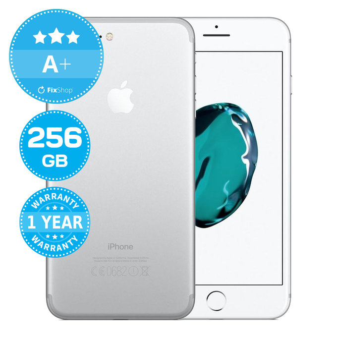 Apple iPhone 7 Plus Silver 256GB A+ Repasovaný