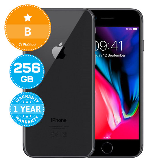 Apple iPhone 8 Space Gray 256GB B Repasovaný