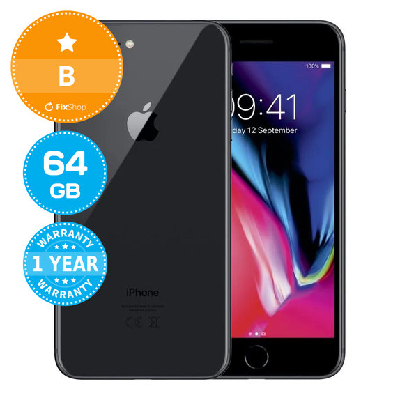 Apple iPhone 8 Plus Space Gray 64GB B Repasovaný