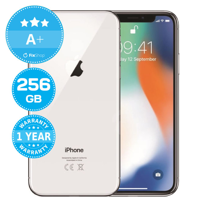 Apple iPhone X Silver 256GB A+ Repasovaný