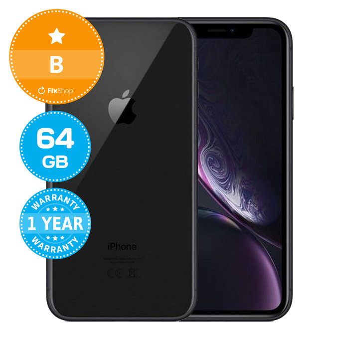 Apple iPhone XR Black 64GB B Repasovaný