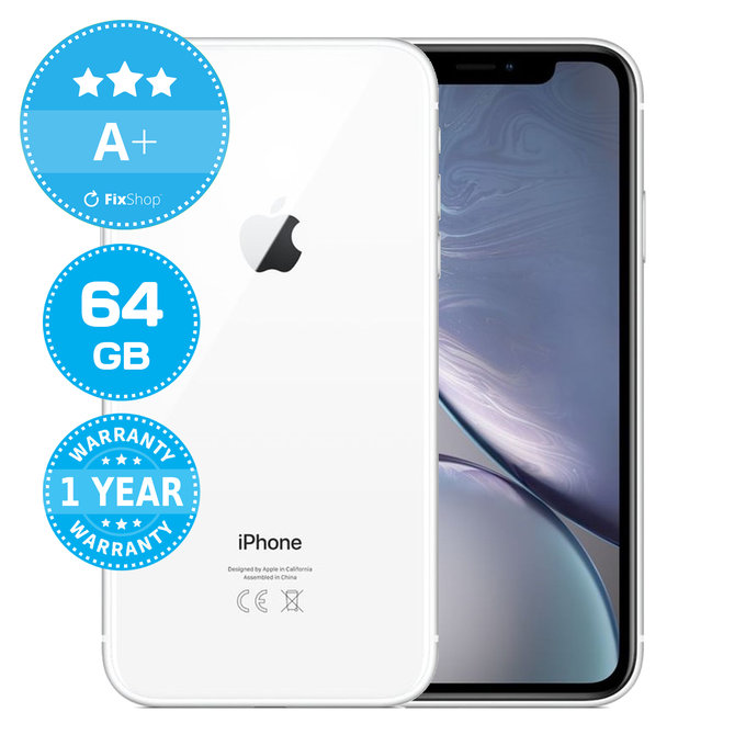 Apple iPhone XR White 64GB A+ Repasovaný