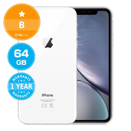 Apple iPhone XR White 64GB B Repasovaný