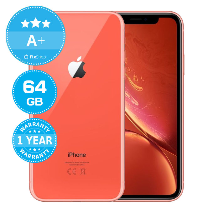 Apple iPhone XR Coral 64GB A+ Repasovaný