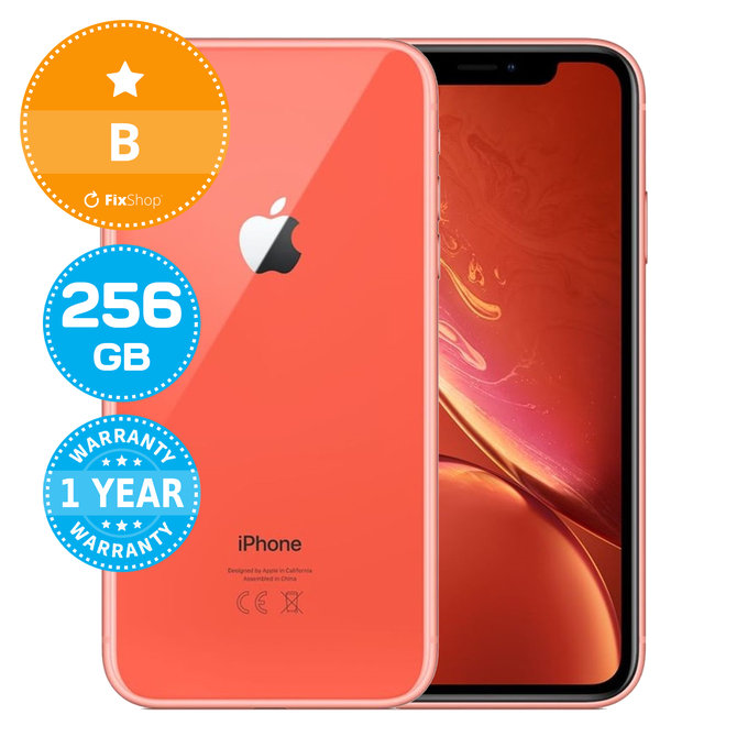 Apple iPhone XR Coral 256GB B Repasovaný