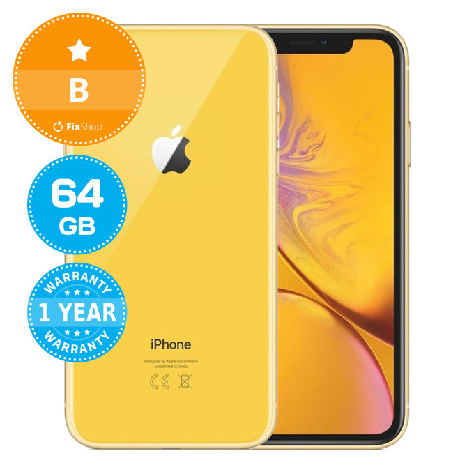 Apple iPhone XR Yellow 64GB B Repasovaný