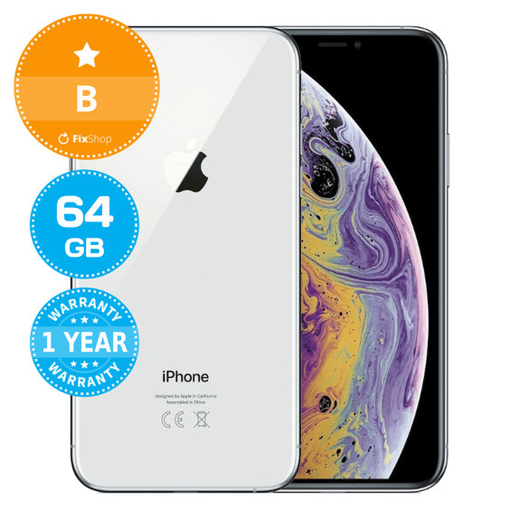 Apple iPhone XS Silver 64GB B Repasovaný