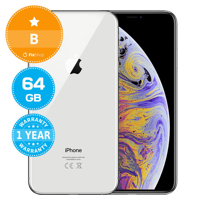 Apple iPhone XS Max Silver 64GB B Repasovaný