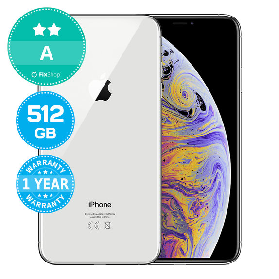 Apple iPhone XS Max Silver 512GB A Repasovaný