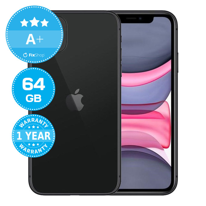 Apple iPhone 11 Black 64GB A+ Repasovaný