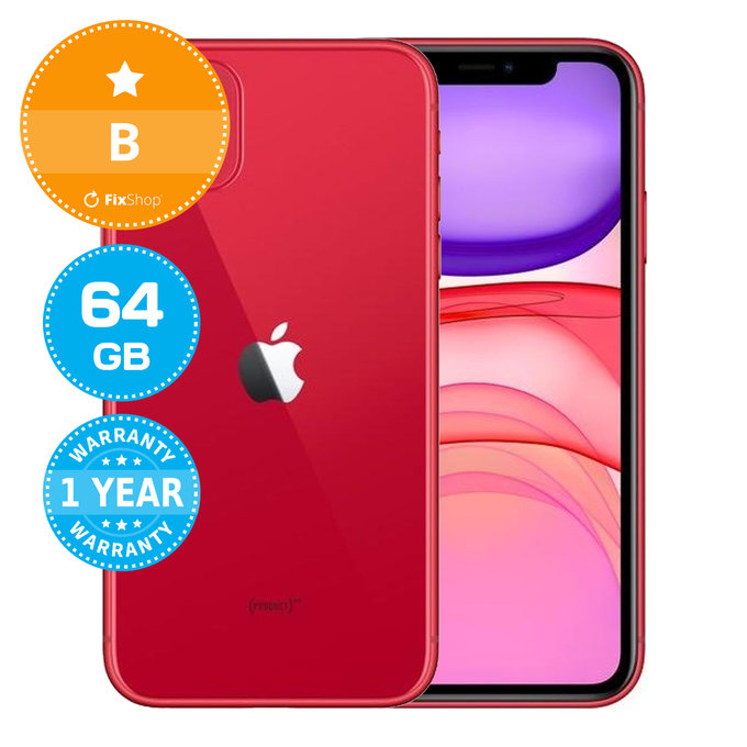 Apple iPhone 11 (PRODUCT)RED 64GB B Repasovaný