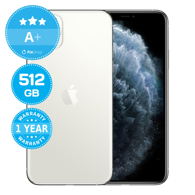 Apple iPhone 11 Pro Max Silver 512GB A+ Repasovaný