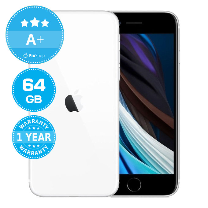 Apple iPhone SE (2nd Gen 2020) White 64GB A+ Repasovaný