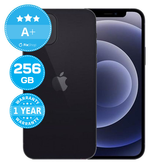Apple iPhone 12 Black 256GB A+ Repasovaný