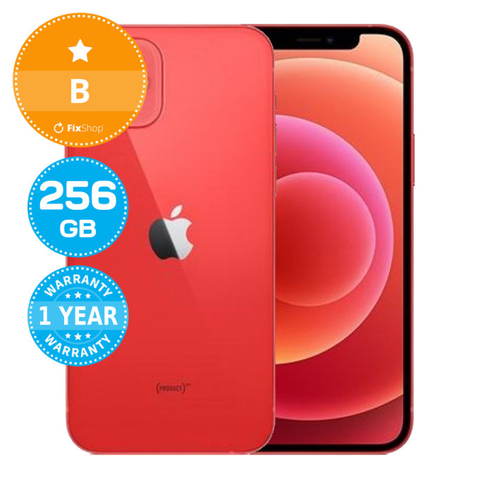 Apple iPhone 12 (PRODUCT)RED 256GB B Repasovaný