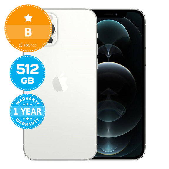 Apple iPhone 12 Pro Silver 512GB B Repasovaný