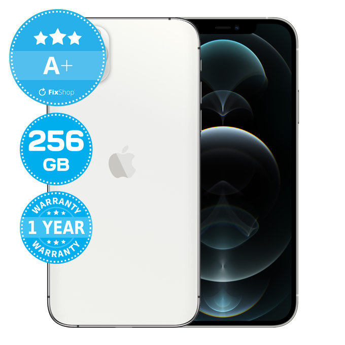 Apple iPhone 12 Pro Max Silver 256GB A+ Repasovaný