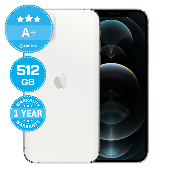 Apple iPhone 12 Pro Max Silver 512GB A+ Repasovaný