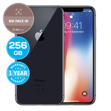 Apple iPhone X Space Gray 256GB (Bez Face ID) Repasovaný