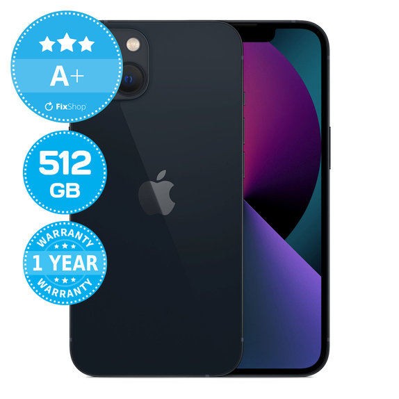 Apple iPhone 13 Midnight 512GB A+ Repasovaný