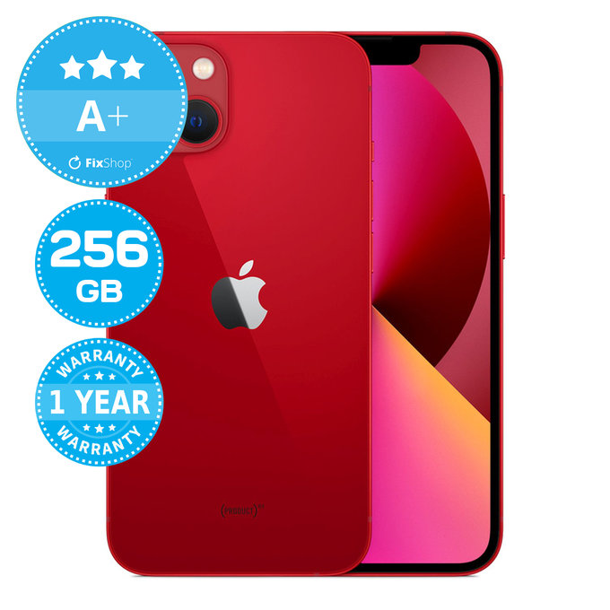 Apple iPhone 13 (PRODUCT)RED 256GB A+ Repasovaný