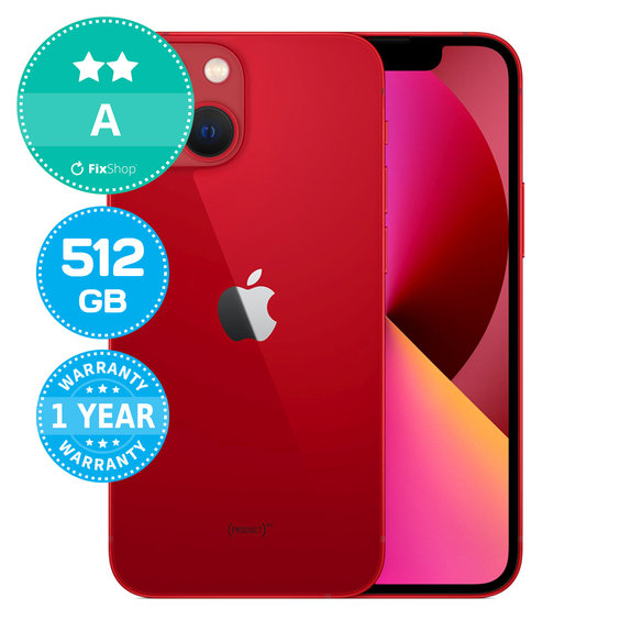 Apple iPhone 13 Mini (PRODUCT)RED 512GB A Repasovaný