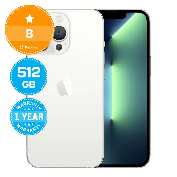 Apple iPhone 13 Pro Silver 512GB B Repasovaný