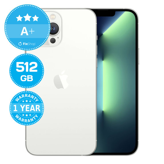 Apple iPhone 13 Pro Max Silver 512GB A+ Repasovaný