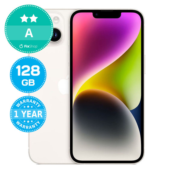 Apple iPhone 14 Starlight 128GB A Repasovaný