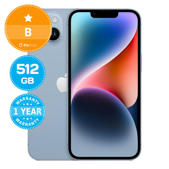 Apple iPhone 14 Blue 512GB B Repasovaný