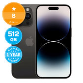 Apple iPhone 14 Pro Space Black 512GB B Repasovaný