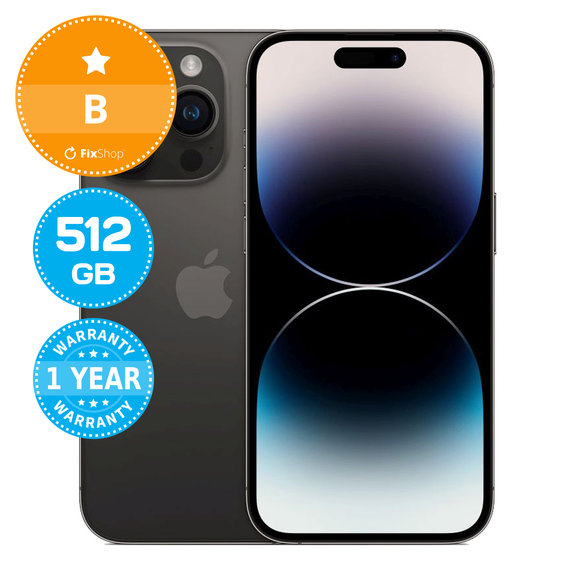 Apple iPhone 14 Pro Space Black 512GB B Repasovaný