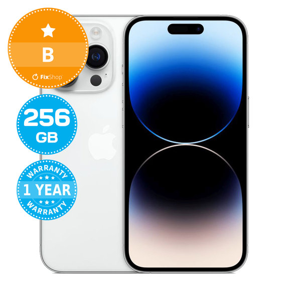 Apple iPhone 14 Pro Silver 256GB B Repasovaný