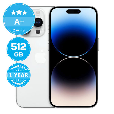 Apple iPhone 14 Pro Silver 512GB A+ Repasovaný