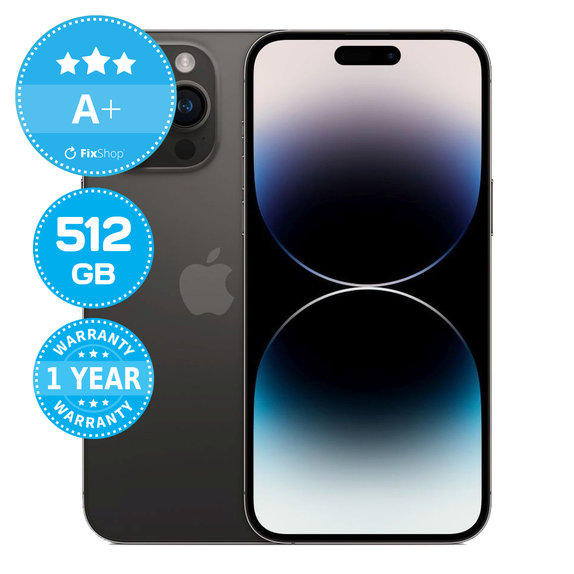 Apple iPhone 14 Pro Max Space Black 512GB A+ Repasovaný