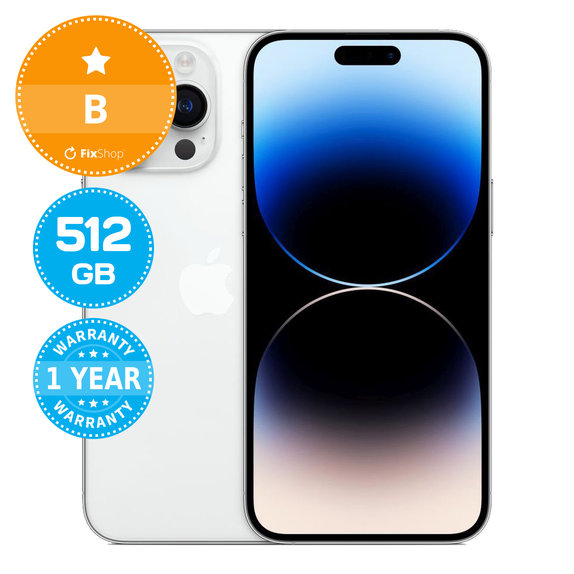 Apple iPhone 14 Pro Max Silver 512GB B Repasovaný